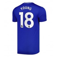 Maglia Calcio Everton Ashley Young #18 Prima Divisa 2024-25 Manica Corta